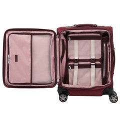 Travelpro Platinum Elite Softside Expandable Luggage, 8 Wheel Spinner Suitcase, USB Port, Suiter, Men and Women U1