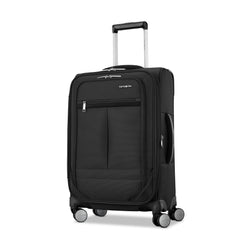 Samsonite Element Carry-On Soft-Sided Expandable 21-Inch Suitcase: Airline Approved for Most Major Airlines, Durable, 360 Spinner Wheels, Adjustable Handle, 2 Front & Side Pocket ( Black , 21-Inch Carry-On ) Black 21 Inch Carry On U23