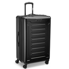 Jeep JH004C Hardside Expandable Luggage with Spinner Wheels ( Black , Checked-Large 28 Inch ) Black Checked Large 28 Inch U1