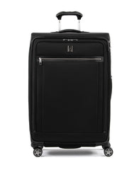 Travelpro Platinum Elite Softside Expandable Checked Luggage, 8 Wheel Spinner Large Suitcase, TSA Lock, Men and Women, Checked Large 29-Inch ( Shadow Black , Checked-Large 29-Inch ) Shadow Black Checked Large 29 Inch U17
