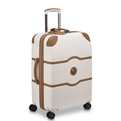 DELSEY Paris Chatelet Air 2.0 Hardside Luggage with Spinner Wheels ( Angora , Checked-Medium 24 Inch ) Angora Checked Medium 24 Inch U12