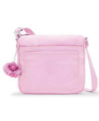 Kipling Women's Sebastian Crossbody Bag, Super Light, Durable Messenger Bag, Shoulder Bag Blooming Pink 7.75''L x 5.75''H x 3.25''D U1