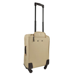 Bric's Siena Evolution 21" Inch Carry-On Luggage Spinner Suitcase with Durable Frame - Lightweight Soft Exterior with Multi Pockets - Papyrus Beige Beige undefined U1
