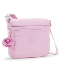 Kipling Women's Sebastian Crossbody Bag, Super Light, Durable Messenger Bag, Shoulder Bag Blooming Pink 7.75''L x 5.75''H x 3.25''D U1