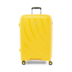 Atlantic Convertible Medium to Large Checked Expandable Hardside Spinner ( Sunshine Yellow , Medium-Large Check In ) Sunshine Yellow Medium Large Check In U5