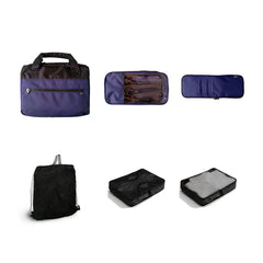 Barmes Design Carry-on Luggage including Laptop Satchel, Essentials Bag, Sorted Case U2