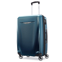 Samsonite Winfield 3 DLX Spinner ( Navy , Checked-Medium 25-Inch ) Navy Checked Medium 25 Inch U5