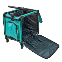 Tutto Serger Tote on Wheels Turquoise 17 U1