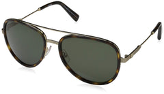 ERMENEGILDO ZEGNA EZ0008 14D - shiny light ruthenium / smoke polarized Metal U1