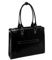 McKlein USA Winnetka 15.4" Leather Ladies' Laptop Briefcase w/ Removable Sleeve ( Black , One Size ) Black One Size U1