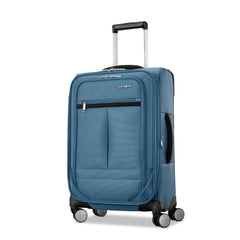 Samsonite Element Carry-On Soft-Sided Expandable 21-Inch Suitcase: Airline Approved for Most Major Airlines, Durable, 360 Spinner Wheels, Adjustable Handle, 2 Front & Side Pocket ( Captains Blue , 21-Inch Carry-On ) Captains Blue 21 Inch Carry O U11