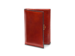 Bosca Men's Wallet, Old Leather Full Gusset 2-Pocket Card Case Wallet with I.D. Window ( Cognac , One Size ) Cognac One Size U1