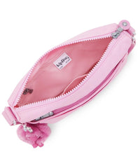 Kipling Women's Sebastian Crossbody Bag, Super Light, Durable Messenger Bag, Shoulder Bag Blooming Pink 7.75''L x 5.75''H x 3.25''D U1