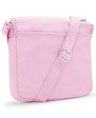 Kipling Women's Sebastian Crossbody Bag, Super Light, Durable Messenger Bag, Shoulder Bag Blooming Pink 7.75''L x 5.75''H x 3.25''D U1