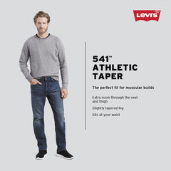 Levi's Men's 541 Athletic Fit Jeans (Also Available in Big & Tall), Walter-Stretch, 35W x 32L U1