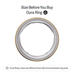 Oura Ring 4 - Gold - Size 7 - Sleep, Activity, Women’s Health, AI Advisor, Up to 8 Days of Battery Life, Size Before You Buy, Android & iOS Compatible Gold 7 U1