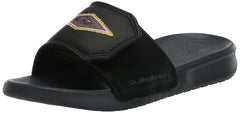 Quiksilver Boy's Bright Coast Adjust Slide Sandal, Black 1 241, 13 Little Kid U1