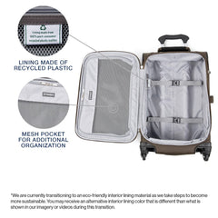 Travelpro Maxlite 5 Softside Expandable Luggage with 4 Spinner Wheels, Lightweight Suitcase, Men and Women ( Mocha , Carry-on 21-Inch ) Mocha Carry On 21 Inch U20