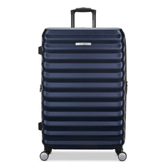 Samsonite Hard-Sided 28-Inch Lightweight Checked Large Expandable Element Suitcase: Durable, 360 Spinner Wheels, Adjustable Telescopic Handle, TSA-Approved Lock ( Navy , 28-Inch Checked-Large ) Navy 28 Inch Checked Large U2