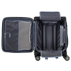 Travelpro Platinum Elite Softside Expandable Luggage, 8 Wheel Spinner Suitcase, USB Port, Suiter, Men and Women U1