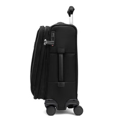 Travelpro Versapack + Lightweight Softside Expandable Checked Luggage, 8 Spinner Suitcase, TSA Lock, Men and Women ( Black , Carry On 21-Inch ) Black Carry On 21 Inch U6