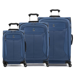 Travelpro Tourlite Softside Expandable Luggage with 4 Spinner Wheels, Lightweight Suitcase, Men and Women ( Blue , 3-Piece Set (21/25/29) ) Blue 3 Piece Set 21 25 29 U1