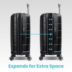 American Tourister Stratum 2.0 Hardside Spinner Luggage Collection ( Charcoal , 20-Inch Carry-On ) Charcoal 20 Inch Carry On U9