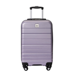 Skyway Epic 2.0 Hardside Lightweight and Durable ABS Shell Luggage, Spacious with Dual Spinning Wheels, Comfort Grip and Expandable, Men and Women ( Silver Lilac , Carry-On 20-inch ) Silver Lilac Carry On 20 Inch U1