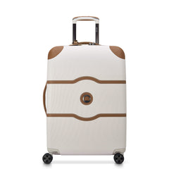 DELSEY Paris Chatelet Air 2.0 Hardside Luggage with Spinner Wheels ( Angora , Checked-Medium 24 Inch ) Angora Checked Medium 24 Inch U12