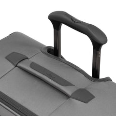 Travelpro Crew Classic Lightweight Softside Expandable Luggage, 8 Wheel Spinner Suitcase, Men and Women ( Titanium Grey , Checked Medium ) Titanium Grey Checked Medium U1