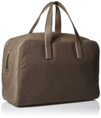 Jack Spade Men's Kahn Wool Leather Overnight Bag Slate One Size U1