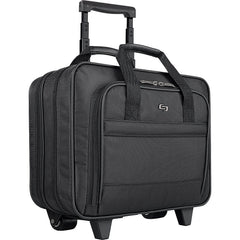 Solo Carnegie Rolling Laptop Bag, Black ( Black , One Size ) Black One Size U1