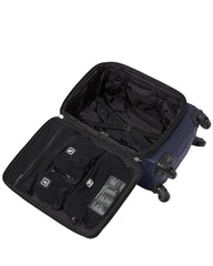 Genius Pack G4 22" Carry On Spinner Luggage - Smart, Organized, Lightweight Suitcase G4 - Navy U4