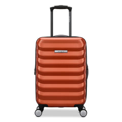 Samsonite Hard-Sided 20-Inch Lightweight Carry On Expandable Element Suitcase: Durable, 360 Spinner Wheels, Adjustable Telescopic Handle, TSA-Approved Lock ( Copper Orange , 20-Inch Carry-On ) Copper Orange 20 Inch Carry On U1