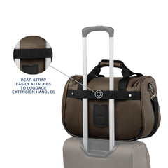 Travelpro Maxlite 5 Softside Lightweight Underseat Carry-On Travel Tote, Overnight Weekender Bag, Men and Women ( Mocha , 18-Inch ) Mocha 18 Inch U12