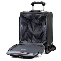 Travelpro Platinum Elite Underseat Spinner Tote Bag with USB Port ( Shadow Black , 16-Inch ) Shadow Black 16 Inch U2