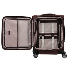 Travelpro Platinum Elite Softside Expandable Checked Luggage, 8 Wheel Spinner Large Suitcase, TSA Lock, Men and Women ( Bordeaux Red , Carry-On 19-Inch ) Bordeaux Red Carry On 19 Inch U2