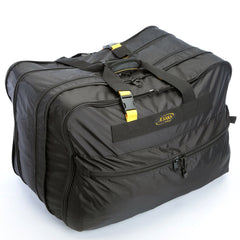 A.Saks EXPANDABLE 26” Soft Suitcase ( Black , One Size ) Black One Size U14