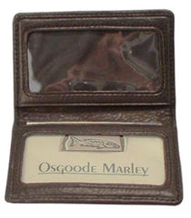 Osgoode Marley Mens ID Business Card Case Bifold Wallet (Black) Black One Size U1