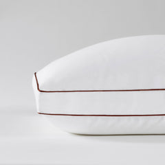 Saatva Latex Pillow - Standard Loft (4" - 5") - Hypoallergenic Pillow with Shredded Latex Core - Breathable - Machine Washable Organic Cotton Cover - King (34"x18") 1 Pack White King (Pack of 1) U2