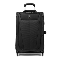 Travelpro Maxlite 5 Softside Expandable Upright 2 Wheel Carry on Luggage, Lightweight Suitcase, Men and Women, Black, Carry On 22-Inch Black Carry-on 22-Inch U46