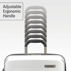Samsonite Octiv Lightweight Hardshell 3-Piece Luggage Set (20/24/28) - Durable & Impact Resistant, 360° Aero Trac Spinner Wheels, Adjustable Telescopic Handle, Expandable, TSA Approved Lock - Silver Aluminum Silver 3-Piece Set (20/24/28) U1