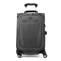 Travelpro Maxlite 5 Softside Expandable Luggage with 4 Spinner Wheels, Lightweight Suitcase, Men and Women Shadow Grey Compact Carry On 20 Inch U3