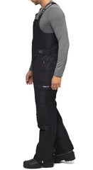 Arctix Men's Avalanche Athletic Fit Insulated Bib Overalls, Black, Small/32" Inseam U1