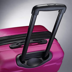Samsonite Omni Pc Hardside Expandable Luggage with Spinner Wheels ( Radiant Pink , Checked-Medium 24-Inch ) Radiant Pink Checked Medium 24 Inch U1