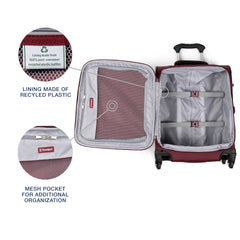 Travelpro Maxlite 5 Softside Expandable Luggage with 4 Spinner Wheels, Lightweight Suitcase, Men and Women U3