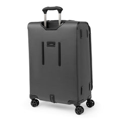 Travelpro Crew Classic Lightweight Softside Expandable Luggage, 2 Wheel Upright Rollaboard Suitcase, Men and Women ( Titanium Grey , Checked Medium ) Titanium Grey Checked Medium U2