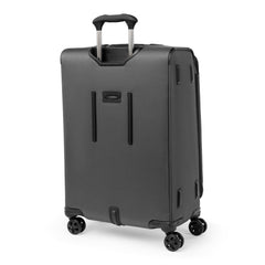 Travelpro Crew Classic Lightweight Softside Expandable Luggage, 8 Wheel Spinner Suitcase, Men and Women ( Titanium Grey , Checked Medium ) Titanium Grey Checked Medium U1