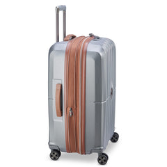 DELSEY Paris Carrousel Hardside Expandable Luggage with Spinner Wheels Graphite Checked Medium 24 Inch U2