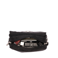 Baggallini Coastal Flip Lock Camera Bag Crossbody ( Black , One Size ) Black One Size U1